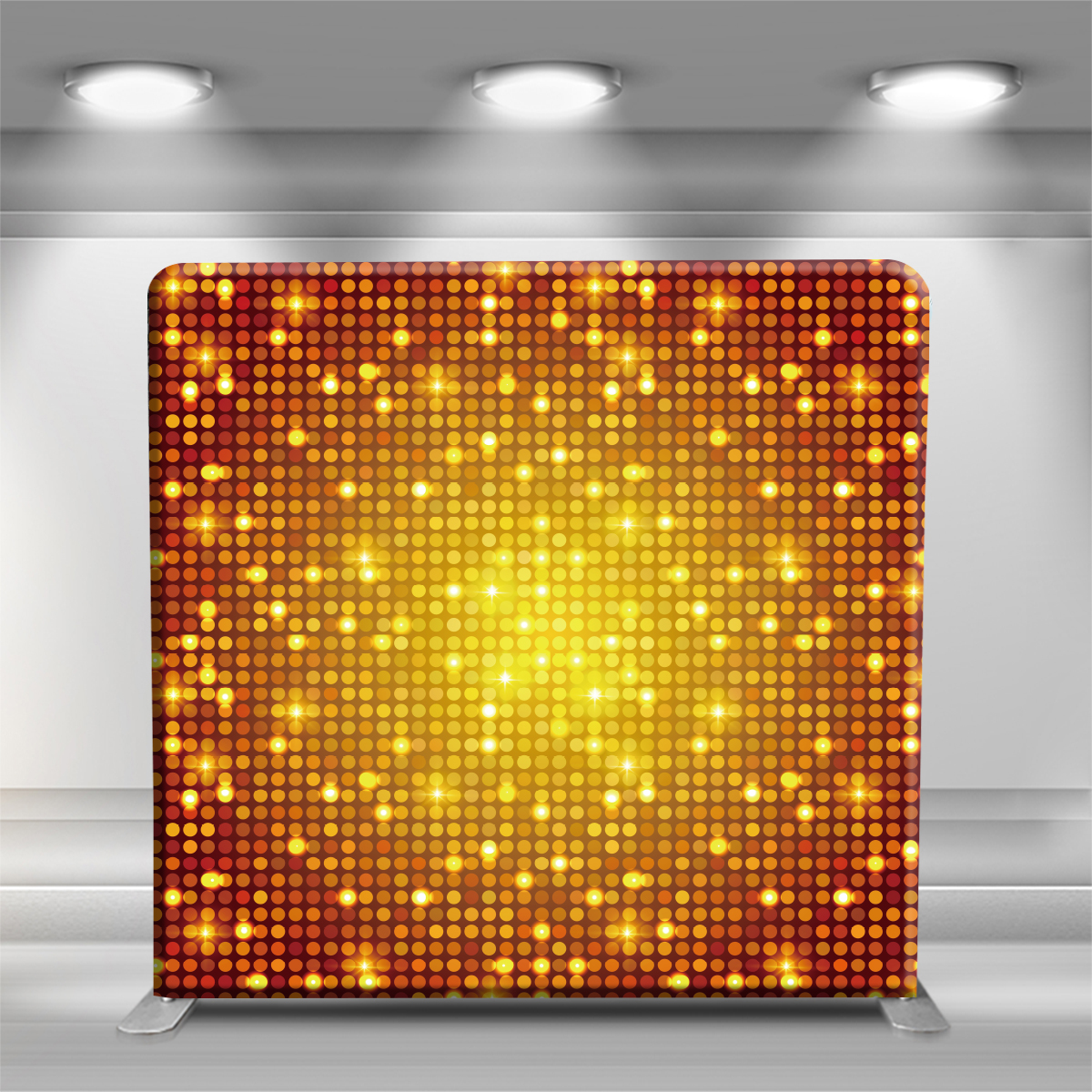 Gold Sequins Spandex